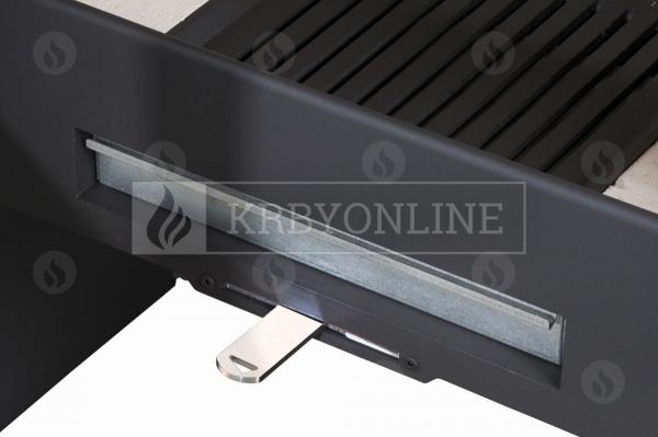 Romotop Riano N03 mastenec, designové, kvalitné, oceľové krbové kachle so širokým presklením krbyonline