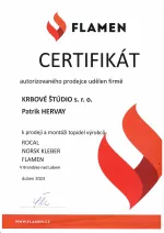 Flamen certifikát - Odborné školenie - KRBOVÉ ŠTÚDIO - Patrik Hervay krbyonline