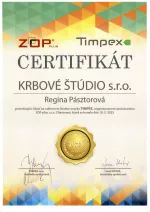 ZOP - Timpex certifikát - Odborné školenie - KRBOVÉ ŠTÚDIO - Regina Pásztorová krbyonline