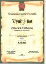 Výučný list - Tibor Chudoba krbyonline