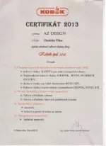 Kobok certifikát - Odborné školenie č.2 - AZ DESIGN - Tibor Chudoba krbyonline