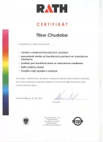 Rath certifikát - Odborný seminár - AZ DESIGN - Tibor Chudoba krbyonline