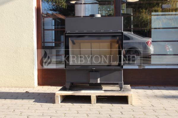 Romotop Heat 2g 70.44.01 oceľová, teplovzdušná, rovná krbová vložka krbyonline, krb, krby, kozub
