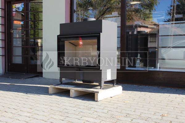 Romotop Heat 2g 80.50.01 oceľová, teplovzdušná, rovná krbová vložka krbyonline, krb, krby, kozub
