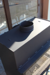 Romotop Heat R/L 2g S 70.44.33.23 oceľová, teplovzdušná, rohová krbová vložka krbyonline, krb, krby, kozub