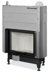 Romotop Heat 2g L 66.50.01  oceľová, teplovzdušná, rovná krbová vložka s výsuvnými dvierkami krbyonline, krb, krby, kozub