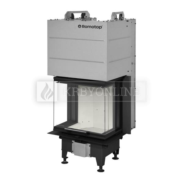Romotop Heat C 2g L 50.52.31.21  oceľová, teplovzdušná, trojstranná krbová vložka s výsuvnými dvierkami krbyonline, krb, krby, kozub