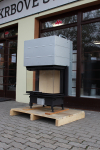 Romotop Heat C 2g L 65.52.31.21 oceľová, teplovzdušná, trojstranná krbová vložka s výsuvnými dvierkami krbyonline, krb, krby, kozub