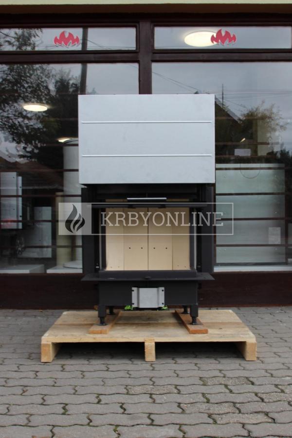 Romotop Heat C 2g L 65.52.31.21 oceľová, teplovzdušná, trojstranná krbová vložka s výsuvnými dvierkami krbyonline, krb, krby, kozub