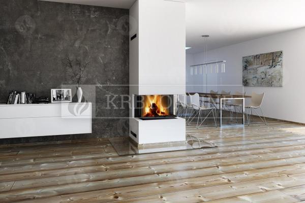 Romotop Heat C 2g L 65.52.31.21 oceľová, teplovzdušná, trojstranná krbová vložka s výsuvnými dvierkami krbyonline, krb, krby, kozub