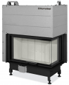 Romotop Heat R/L 3g L 81.51.40.24 oceľová, teplovzdušná, trojstranná krbová vložka s výsuvnými dvierkami krbyonline, krb, krby, kozub