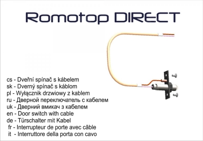 Dverný spínač Romotop krbyonline