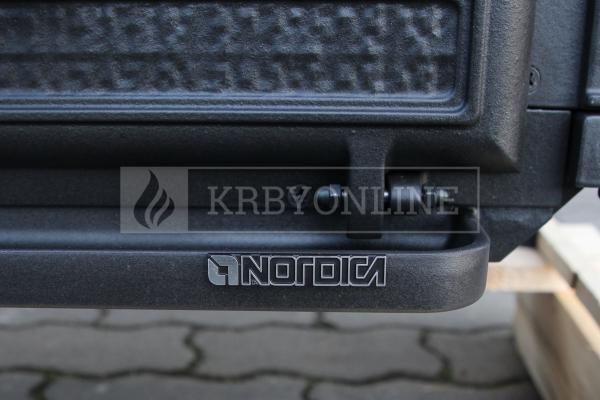La Nordica Isetta s varnou platňou liatinové krbové kachle krbyonline