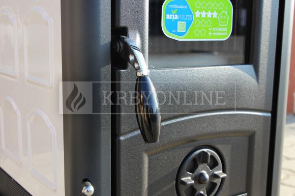 La Nordica Gemma teplovzdušné keramické krbové kachle s liatinovým ohniskom krbyonline