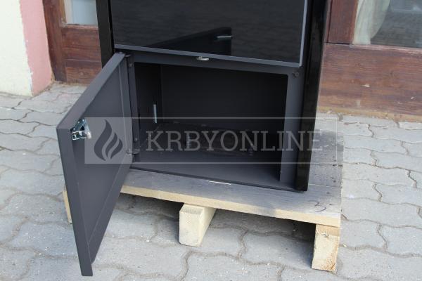 Romotop LAREDO F 01 kvalitné, designové, oceľové krbové kachle a keramikou krbyonline