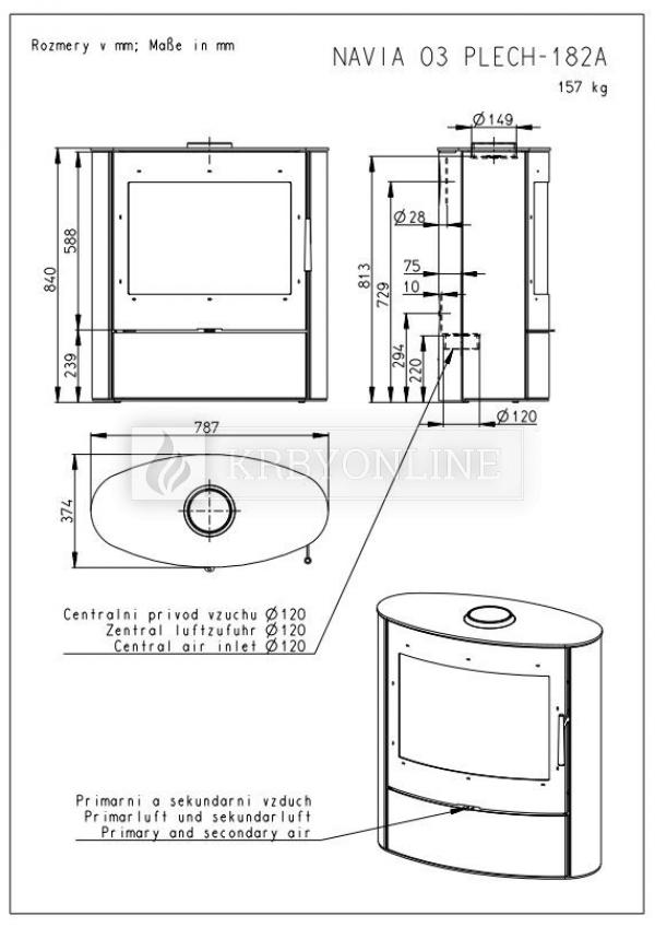 Romotop NAVIA 03 plech