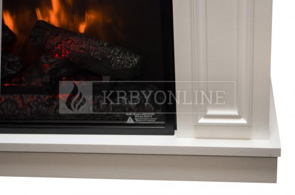 Classic Flame Kemi biely 3D moderný elektrický krb krbyonline