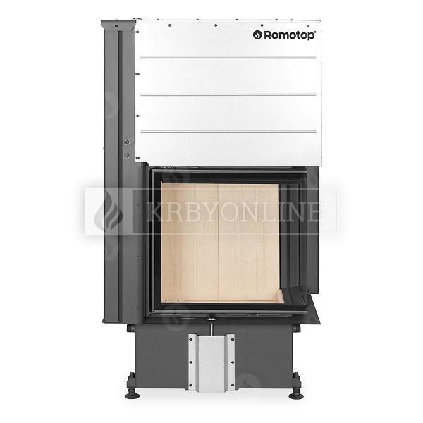 Romotop Impression R/L 2g L 58.60.34.21 rohová oceľová masívna krbová vložka s výsuvnými dvierkami krbyonline
