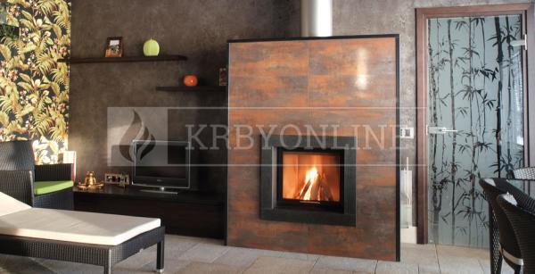 Spartherm Mini SH 51 rovná oceľová krbová vložka s výsuvnými dvierkami krbyonline