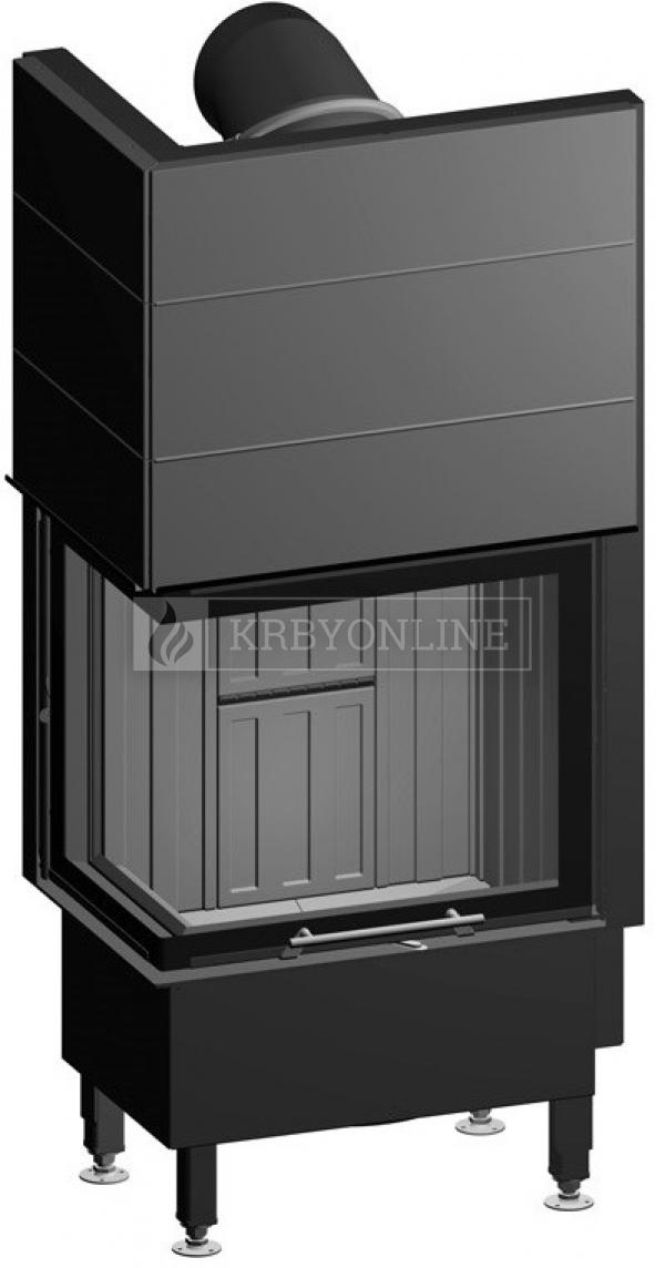 Spartherm Varia 2 L/Rh 55 rohová oceľová krbová vložka s výsuvnými dvierkami krbyonline