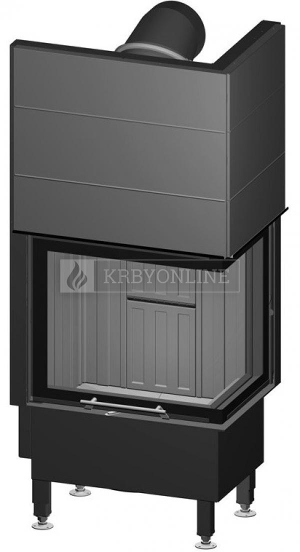 Spartherm Varia 2 L/Rh 55 rohová oceľová krbová vložka s výsuvnými dvierkami krbyonline