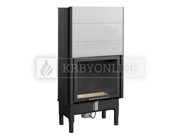 Spartherm Global 1Vh 60 rovná oceľová krbová vložka s výsuvnými dvierkami krbyonline