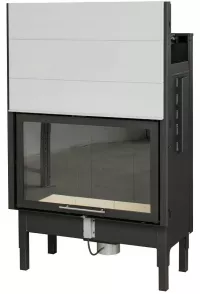 Spartherm Global 1Vh 80 rovná oceľová krbová vložka s výsuvnými dvierkami