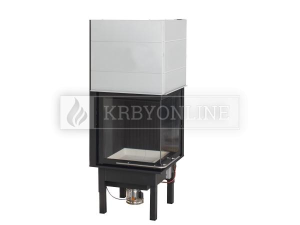 Spartherm Global 2 L/Rh 45/45 rohová oceľová krbová vložka s výsuvnými dvierkami krbyonline