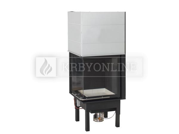 Spartherm Global 2 L/Rh 45/45 rohová oceľová krbová vložka s výsuvnými dvierkami krbyonline