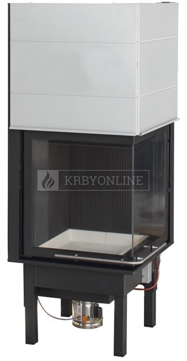 Spartherm Global 2 L/Rh 45/45 rohová oceľová krbová vložka s výsuvnými dvierkami krbyonline