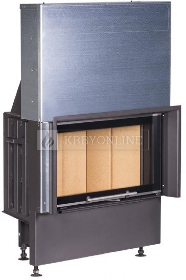 Kobok Chopok 740/450 510 570 rovná teplovzdušná oceľová krbová vložka s výsuvnými dvierkami krbyonline