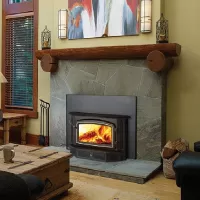 Regency I2450 liatinová rovná krbová vložka so sekundárnym spaľovaním