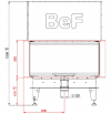 BeF Royal V 10 C teplovzdušná krbová vložka trojstranná s výsuvnými dvierkami krbyonline