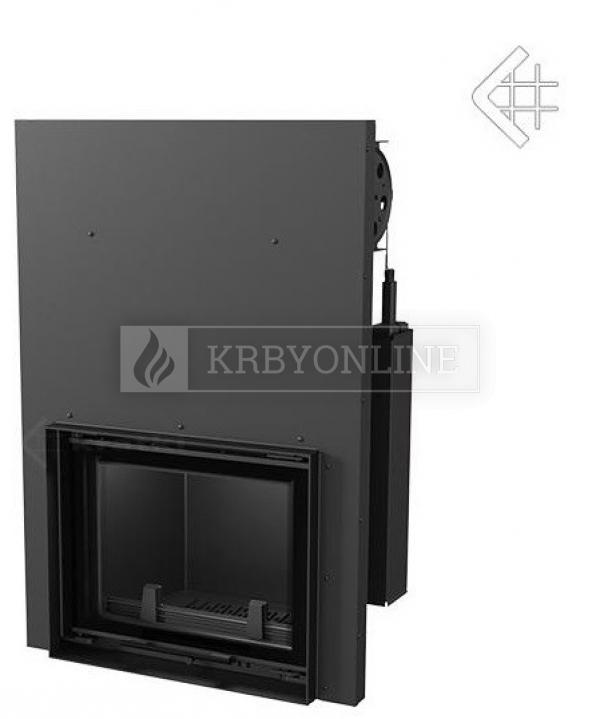 Kratki Antek 8 G DECO W teplovodná krbová vložka s výsuvným otváraním dvierok krbyonline