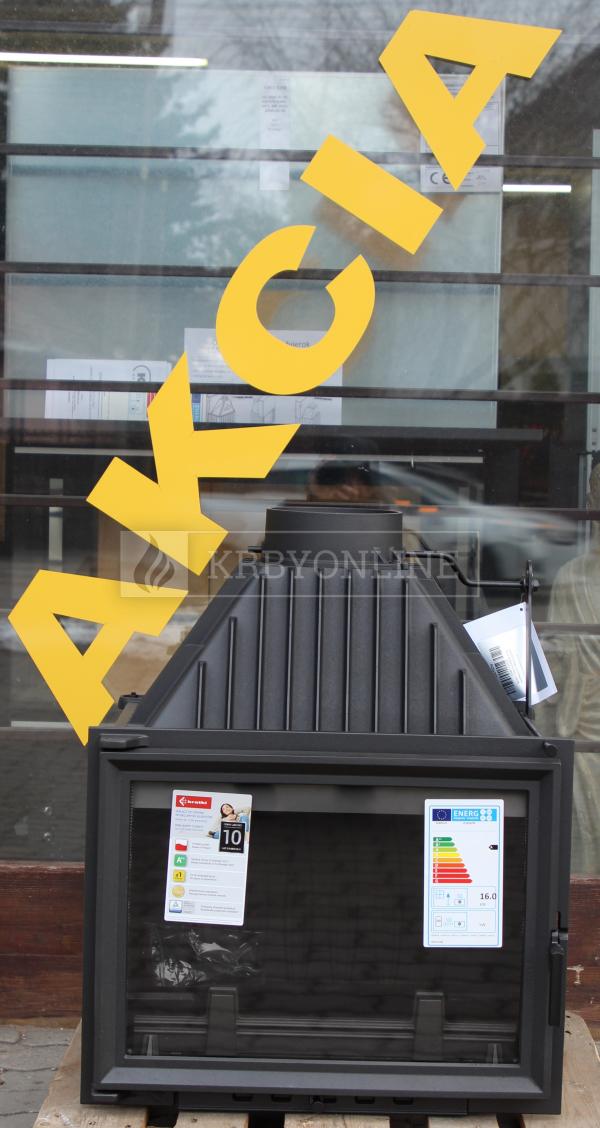  Kratki Zuzia PF teplovzdušná liatinová krbová vložka rovná krbyonline