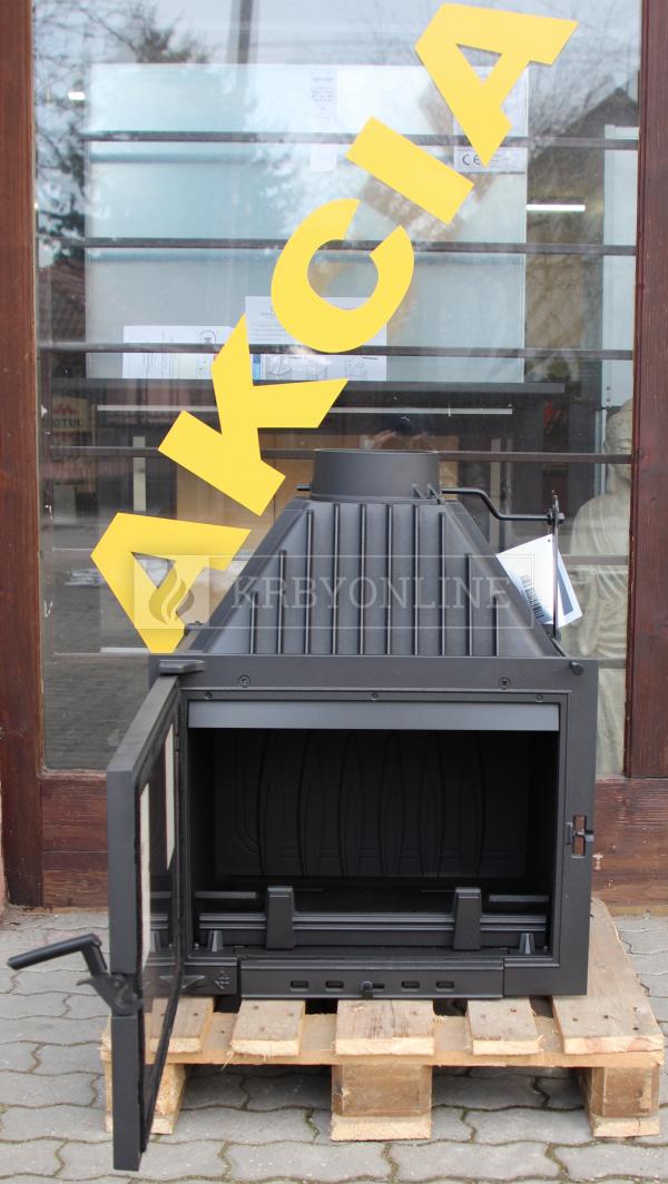 Kratki Zuzia PF teplovzdušná liatinová krbová vložka rovná krbyonline