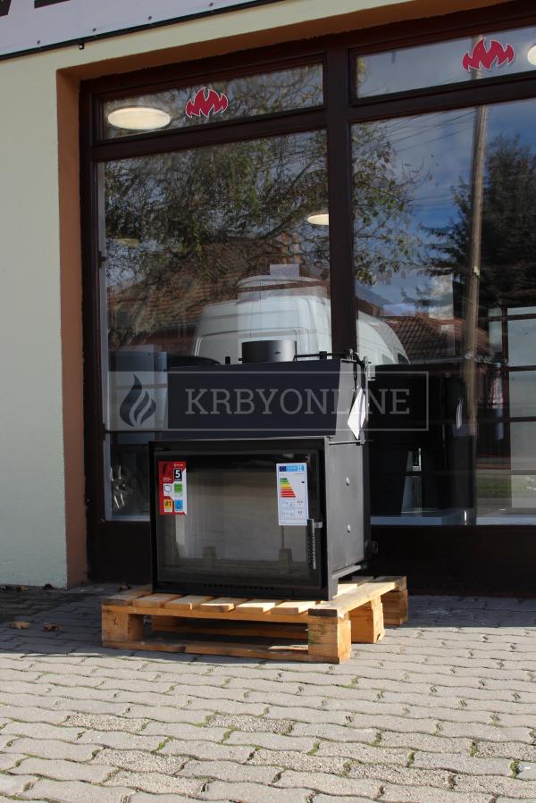 Kratki Zuzia 15 DECO W krbová vložka s teplovodným výmenníkom a dizajnovým sklom krbyonline