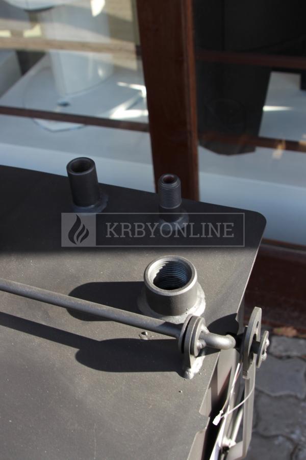 Kratki Zuzia 15 DECO W krbová vložka s teplovodným výmenníkom a dizajnovým sklom krbyonline