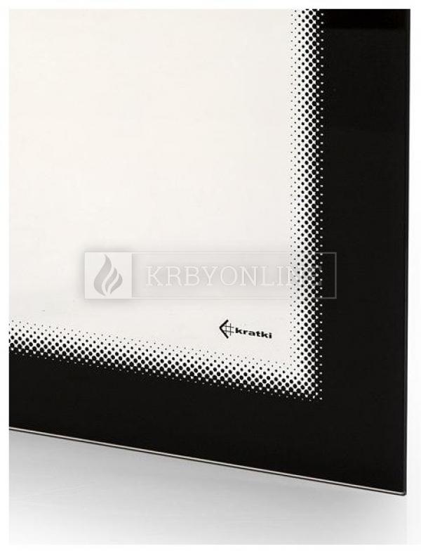 Kratki Oliwia P BS DECO teplovzdušná krbová vložka pravé bočné presklenie DECO sklo krbyonline