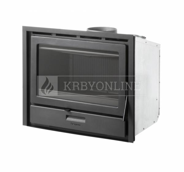 Hergóm C-12 liatinová krbová vložka s ventilátormi krbyonline