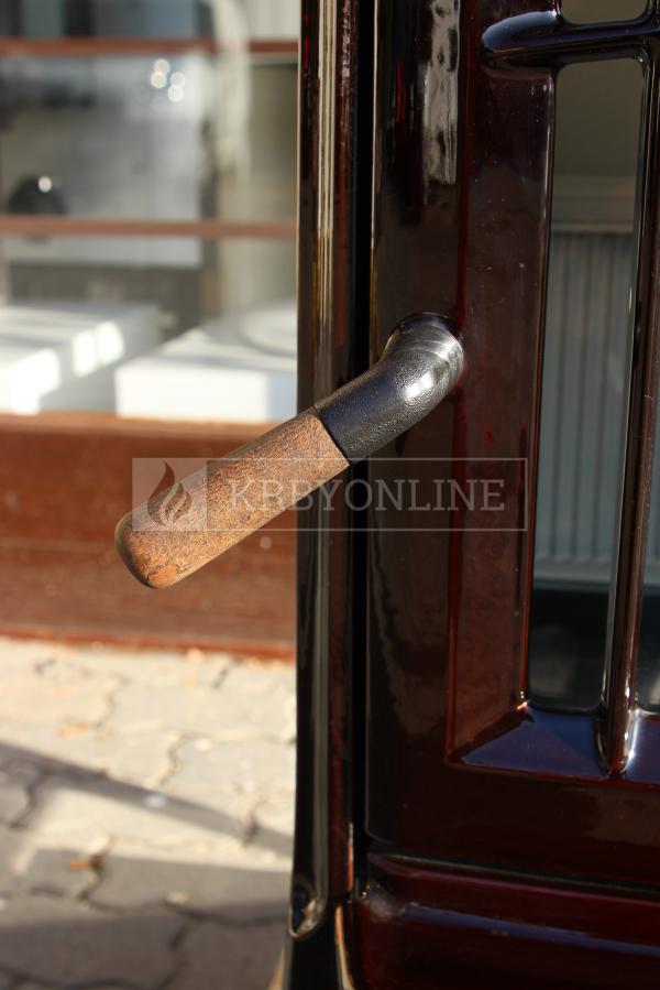 Hergóm CRAFTSBURY liatinové krbové kachle hnedý smalt krbyonline