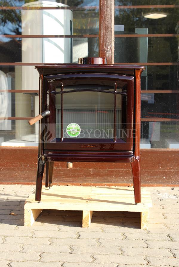 Hergóm CRAFTSBURY liatinové krbové kachle hnedý smalt krbyonline