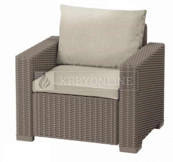 Keter California Cappuccino set záhradného nábytku (2 kreslá + stolík) krbyonline
