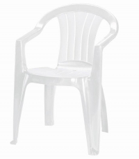 Keter Sicilia plastová stolička biela