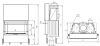Kobok Chopok VD 1070/750 teplovzdušná krbová vložka s výsuvnými dvierkami krbyonline