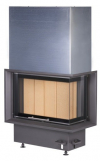 Kobok Chopok R 90 S/380 VD L/P 950/450 510 570 teplovzdušná rohová krbová vložka s výsuvnými dvierkami krbyonline