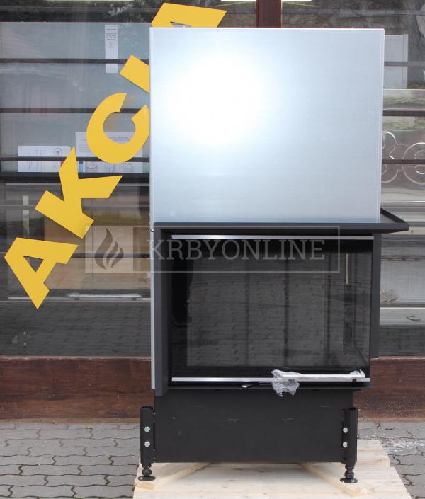 Kobok Chopok R90 67 VD P 720/510-S/500, SM, rám 3S VD, čierny šamot krbyonline