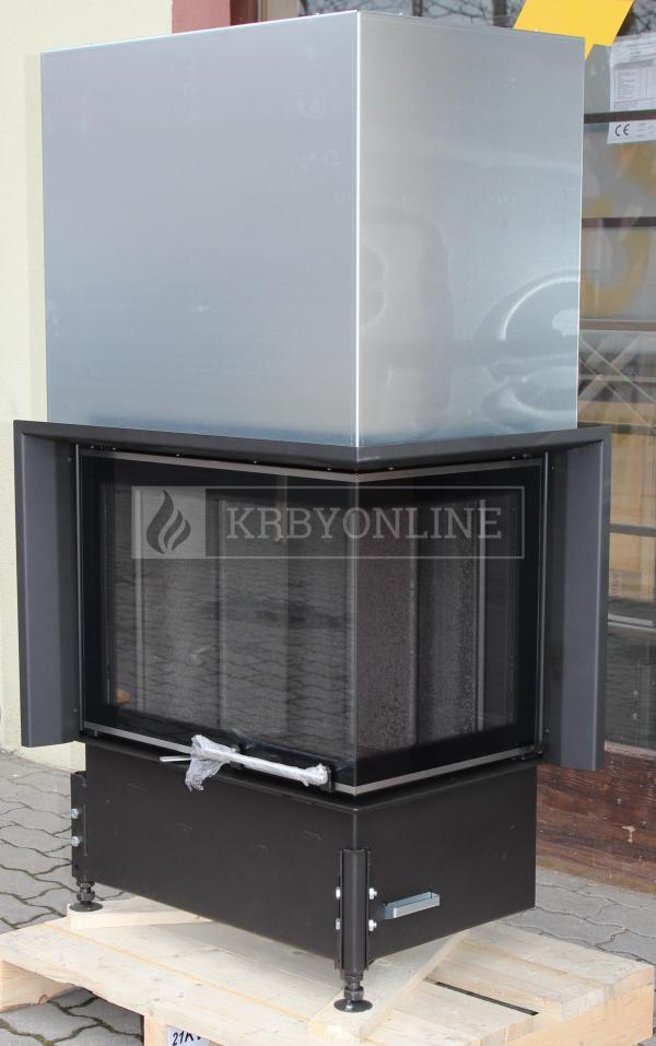 Kobok Chopok R90 67 VD P 720/510-S/500, SM, rám 3S VD, čierny šamot krbyonline