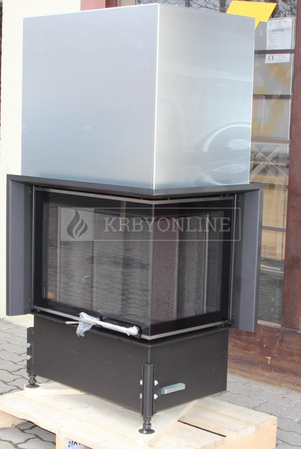 Kobok Chopok R90 67 VD P 720/510-S/500, SM, rám 3S VD, čierny šamot krbyonline