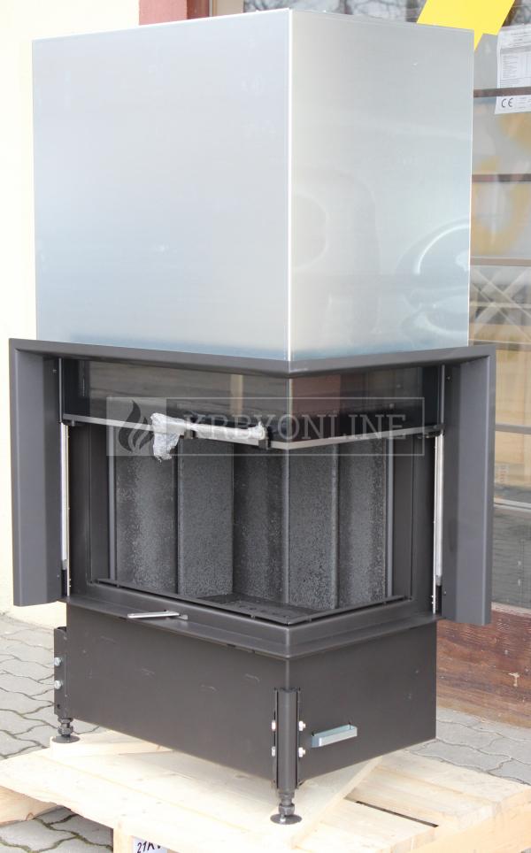 Kobok Chopok R90 67 VD P 720/510-S/500, SM, rám 3S VD, čierny šamot krbyonline